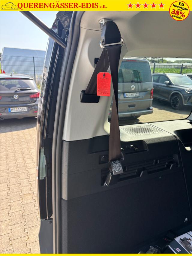 Volkswagen Caddy Maxi Style BEHINDERTENUMBAU (HECKAUSSCHNITT) 1.5 TSI 115PS DSG/AUTOMATIK, PURE-GREY, 17" Alu/Ganzjahresreifen, Winterpaket, ACC-Tempomat, Toter-Winkel, ParkAssist, Parksensoren vo/hi, R&uuml;ckfahrkamera, Radio Ready2Discover 10" + Wireless AppConnect, Climatronic 