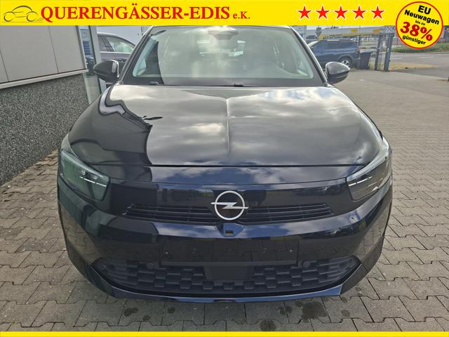 Opel Corsa (ca. 37% Preisvorteil) 1.2 Turbo 100PS "EDITION", Schwarz-Metallic, 16" Alufelgen, Sitzheizung, Lederlenkrad beheizt, Parksensoren hinten, Klimaanlage, Radio AndroidAuto/Apple CarPlay, Tempomat, ZV mit Fernbedienung 