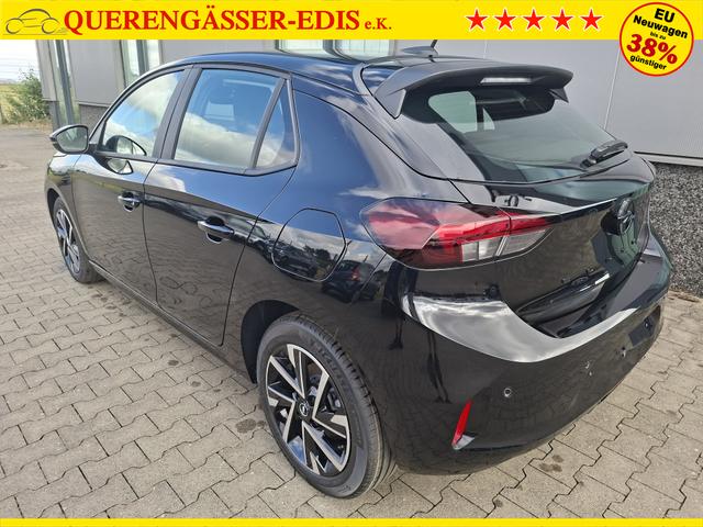 Opel Corsa (ca. 37% Preisvorteil) 1.2 Turbo 100PS "EDITION", Schwarz-Metallic, 16" Alufelgen, Sitzheizung, Lederlenkrad beheizt, Parksensoren hinten, Klimaanlage, Radio AndroidAuto/Apple CarPlay, Tempomat, ZV mit Fernbedienung 