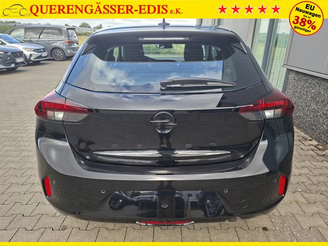Opel Corsa (ca. 37% Preisvorteil) 1.2 Turbo 100PS "EDITION", Schwarz-Metallic, 16" Alufelgen, Sitzheizung, Lederlenkrad beheizt, Parksensoren hinten, Klimaanlage, Radio AndroidAuto/Apple CarPlay, Tempomat, ZV mit Fernbedienung 