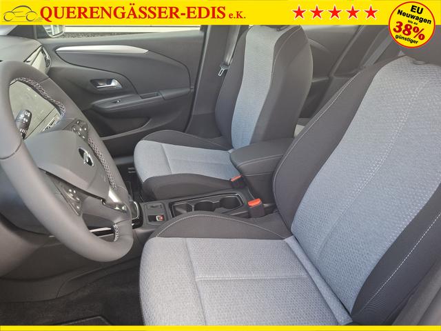 Opel Corsa (ca. 37% Preisvorteil) 1.2 Turbo 100PS "EDITION", Silber-Metallic, 16" Alufelgen, Sitzheizung, Lederlenkrad beheizt, Parksensoren hinten, Klimaanlage, Radio AndroidAuto/Apple CarPlay, Tempomat, ZV mit Fernbedienung 