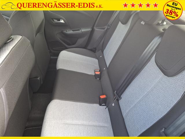 Opel Corsa (ca. 37% Preisvorteil) 1.2 Turbo 100PS "EDITION", Silber-Metallic, 16" Alufelgen, Sitzheizung, Lederlenkrad beheizt, Parksensoren hinten, Klimaanlage, Radio AndroidAuto/Apple CarPlay, Tempomat, ZV mit Fernbedienung 