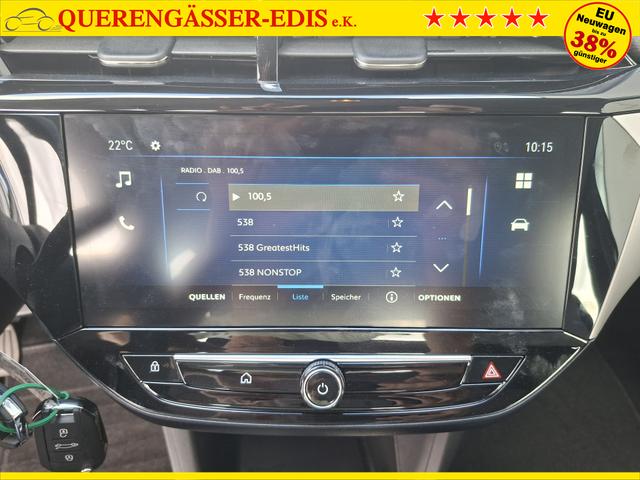 Opel Corsa (ca. 37% Preisvorteil) 1.2 Turbo 100PS "EDITION", Silber-Metallic, 16" Alufelgen, Sitzheizung, Lederlenkrad beheizt, Parksensoren hinten, Klimaanlage, Radio AndroidAuto/Apple CarPlay, Tempomat, ZV mit Fernbedienung 