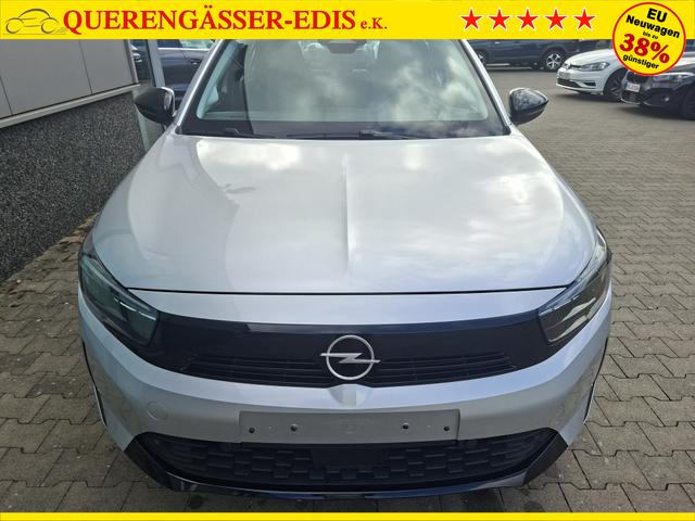 Opel Corsa (ca. 37% Preisvorteil) 1.2 Turbo 100PS "EDITION", Silber-Metallic, 16" Alufelgen, Sitzheizung, Lederlenkrad beheizt, Parksensoren hinten, Klimaanlage, Radio AndroidAuto/Apple CarPlay, Tempomat, ZV mit Fernbedienung 