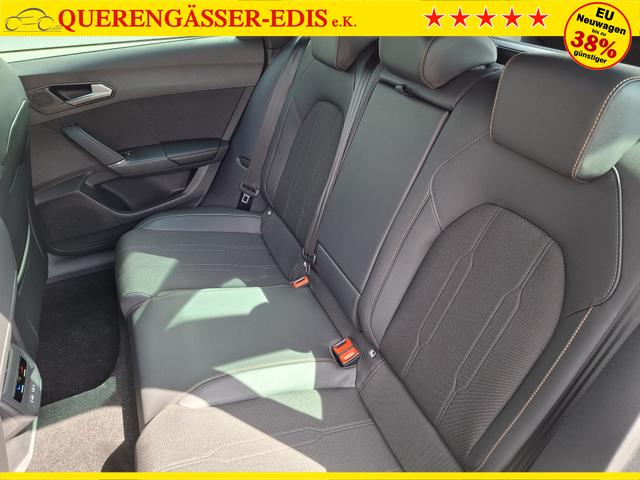Cupra Leon Sportstourer Basis 1.5 eTSI 150PS DSG (AUTOMATIK), GRAU-MET, ANH&Auml;NGERKUPPLUNG, ELEKTR. HECKKLAPPE, KESSY, ALARM, R&Uuml;CKFAHRKAMERA, 18" Alu, Sitzheizung, M-Lederlenkrad beheizt, Parksensoren vorne und hinten, Adaptiver Tempomat, 3-Zonen-Climatronic, Radio 12,9" + Full Link 