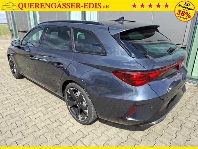 Cupra Leon Sportstourer Basis 1.5 eTSI 150PS DSG (AUTOMATIK), GRAU-MET, ANH&Auml;NGERKUPPLUNG, ELEKTR. HECKKLAPPE, KESSY, ALARM, R&Uuml;CKFAHRKAMERA, 18" Alu, Sitzheizung, M-Lederlenkrad beheizt, Parksensoren vorne und hinten, Adaptiver Tempomat, 3-Zonen-Climatronic, Radio 12,9" + Full Link 