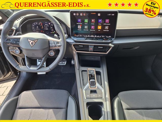 Cupra Formentor Basis 1.5 eTSI 150PS DSG (AUTOMATIK), ANH&Auml;NGERKUPPLUNG, KESSY, ALARM, R&Uuml;CKFAHRKAMERA, ELEKTR. HECKKLAPPE, 18" Alu, Sitzheizung, M-Lederlenkrad beheizt, 3-Zonen-Climatronic, Parksensoren vorne/hinten, ACC-Tempomat, Digitales Cockpit 10", Radio 12,9"+Full-Link 
