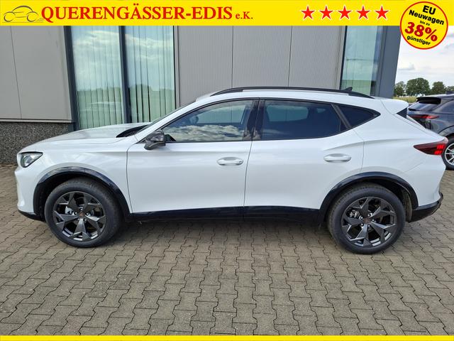 Cupra Formentor Basis 1.5 eTSI 150PS DSG (AUTOMATIK), ANH&Auml;NGERKUPPLUNG, KESSY, ALARM, R&Uuml;CKFAHRKAMERA, ELEKTR. HECKKLAPPE, 18" Alu, Sitzheizung, M-Lederlenkrad beheizt, 3-Zonen-Climatronic, Parksensoren vorne/hinten, ACC-Tempomat, Digitales Cockpit 10", Radio 12,9"+Full-Link 