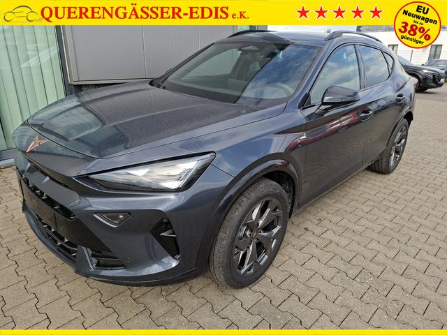 Cupra Formentor Basis 1.5 eTSI 150PS DSG (AUTOMATIK), ANH&Auml;NGERKUPPLUNG, KESSY, ALARM, R&Uuml;CKFAHRKAMERA, ELEKTR. HECKKLAPPE, 18" Alu, Sitzheizung, M-Lederlenkrad beheizt, 3-Zonen-Climatronic, Parksensoren vorne/hinten, ACC-Tempomat, Digitales Cockpit 10", Radio 12,9"+Full-Link 