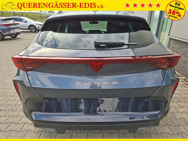 Cupra Formentor Basis 1.5 eTSI 150PS DSG (AUTOMATIK), ANH&Auml;NGERKUPPLUNG, KESSY, ALARM, R&Uuml;CKFAHRKAMERA, ELEKTR. HECKKLAPPE, 18" Alu, Sitzheizung, M-Lederlenkrad beheizt, 3-Zonen-Climatronic, Parksensoren vorne/hinten, ACC-Tempomat, Digitales Cockpit 10", Radio 12,9"+Full-Link 