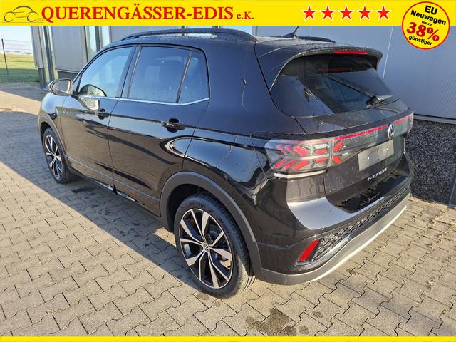 Volkswagen T-Cross R-Line Limited 1.0 TSI 115PS, Deep-Black-Metallic, 5 JAHRE GARANTIE, ANH&Auml;NGERKUPPLUNG, CLIMATRONIC, SITZHEIZUNG, 18" Alu, MATRIX-LED, Adaptiver Tempomat ACC, Parksensoren, R&uuml;ckfahrkamera, Keyless, Abgedunkelte Scheiben, Radio "Ready2Discover" + App-Connect 