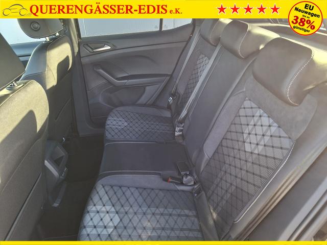 Volkswagen T-Cross R-Line Limited 1.0 TSI 115PS, Deep-Black-Metallic, 5 JAHRE GARANTIE, ANH&Auml;NGERKUPPLUNG, CLIMATRONIC, SITZHEIZUNG, 18" Alu, MATRIX-LED, Adaptiver Tempomat ACC, Parksensoren, R&uuml;ckfahrkamera, Keyless, Abgedunkelte Scheiben, Radio "Ready2Discover" + App-Connect 