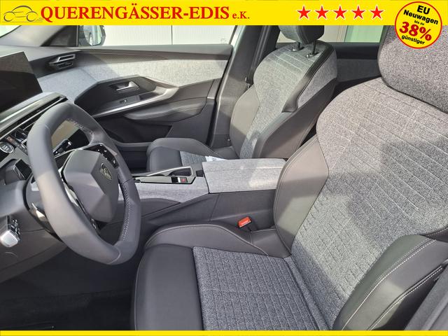 Peugeot 3008 Allure Hybrid 145PS e-DCS6 (Automatik), Grau-Metallic, ANH&Auml;NGERKUPPLUNG, Panorama-Navigations-Paket, Grip-Control-Paket, 19" ALU, Beh. Frontscheibe, Trennnetz, Adaptiver Tempomat, Toter-Winkel, 360&deg;Kamera, Parksensoren vorn/hinten, Lenkradheizung, Alarmanlage 