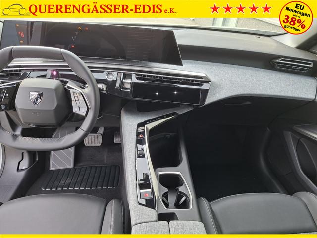 Peugeot 3008 Allure Hybrid 145PS e-DCS6 (Automatik), Grau-Metallic, ANH&Auml;NGERKUPPLUNG, Panorama-Navigations-Paket, Grip-Control-Paket, 19" ALU, Beh. Frontscheibe, Trennnetz, Adaptiver Tempomat, Toter-Winkel, 360&deg;Kamera, Parksensoren vorn/hinten, Lenkradheizung, Alarmanlage 