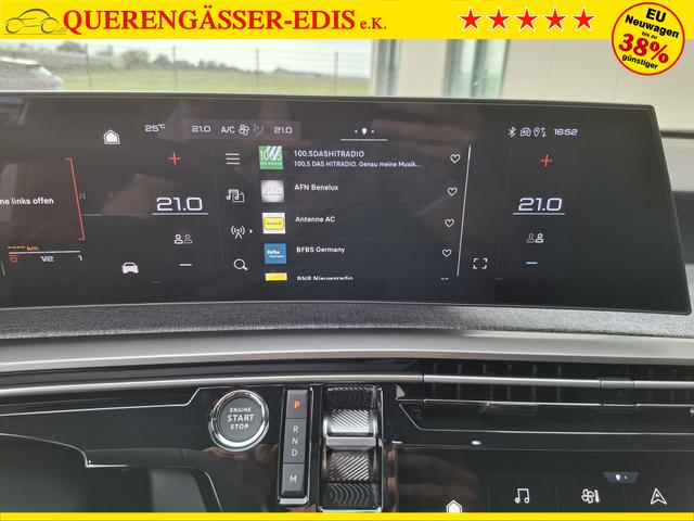 Peugeot 3008 Allure Hybrid 145PS e-DCS6 (Automatik), Grau-Metallic, ANH&Auml;NGERKUPPLUNG, Panorama-Navigations-Paket, Grip-Control-Paket, 19" ALU, Beh. Frontscheibe, Trennnetz, Adaptiver Tempomat, Toter-Winkel, 360&deg;Kamera, Parksensoren vorn/hinten, Lenkradheizung, Alarmanlage 