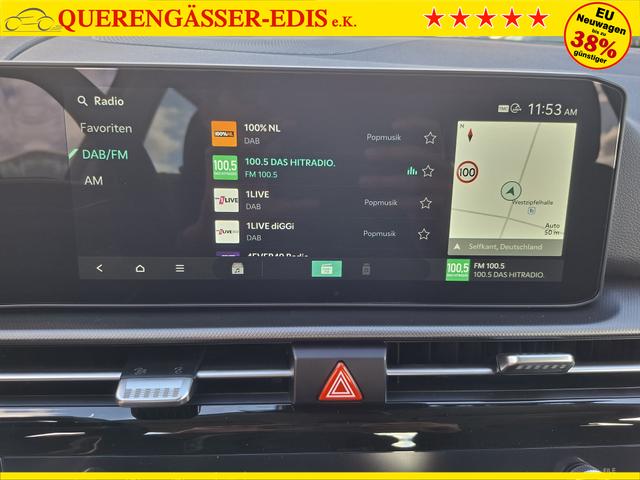 Kia Sportage Silver 1.6 T-GDI 150PS AUTOMATIK, Experience-Green METALLIC, 2-Zonen-Klimaautomatik, Navigation 12,3", Parksensoren vorn/hinten, R&uuml;ckfahrkamera, 17" Alufelgen, Winterpaket/Sitzheizung vorne, Beheiztes Lederlenkrad, ACC Tempomat, Alarm, Dachreling Chrom 