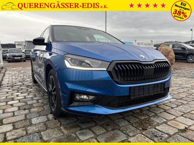 Skoda / Fabia / Blau / Monte Carlo / / , Beispielbilder, ggf. teilweise mit Sonderausstattung