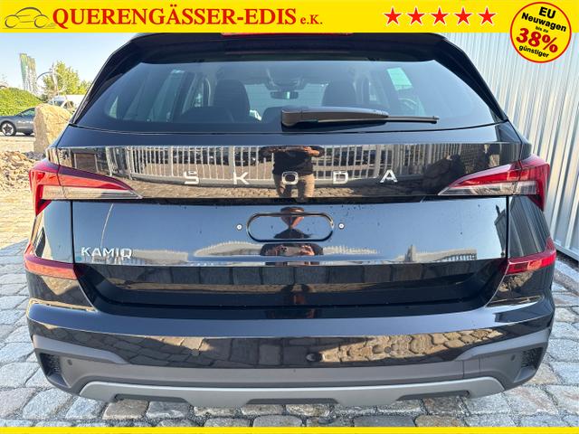Skoda / Kamiq / Schwarz / / / 130 Jahre Premium Edition 1.5 TSI 150 PS DSG Anh&auml;ngerkupplung-AppleCarPlay-AndroidAuto-Winterpaket-Alcantara-DAB-Tempomat-Totwinkelassist-Kamera-SunSet-el.Heckklappe-17''Alu, Beispielbilder, ggf. teilweise mit Sonderausstattung