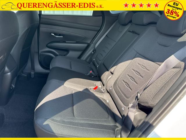 Hyundai / TUCSON / Wei&szlig; / / / GO 1.6 T-GDI 2WD 7DCT 150PS -NAVI-KLIMAAUTOM-ALU18-SHZ-WINTER-LED-PDC-KAMERA-KEYLESS GO, Beispielbilder, ggf. teilweise mit Sonderausstattung