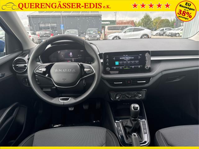 Skoda / Fabia / Blau / / / 130 Jahre 1.0 MPI 80 PS-Virtuelles Cockpit-AppleCarplay-Android-Auto-LED-Klima-Tempomat-R&uuml;ckfahrkamera-DAB-SHZ-15 Alu-sofort, Beispielbilder, ggf. teilweise mit Sonderausstattung