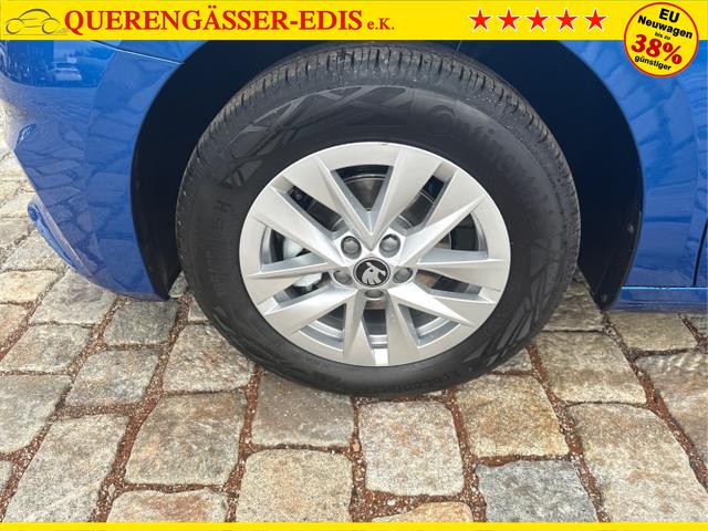Skoda / Fabia / Blau / / / 130 Jahre 1.0 MPI 80 PS-Virtuelles Cockpit-AppleCarplay-Android-Auto-LED-Klima-Tempomat-R&uuml;ckfahrkamera-DAB-SHZ-15 Alu-sofort, Beispielbilder, ggf. teilweise mit Sonderausstattung