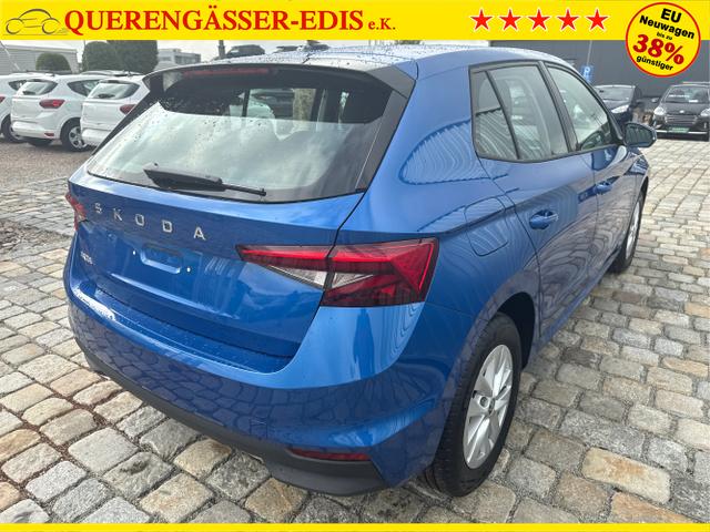 Skoda / Fabia / Blau / / / 130 Jahre 1.0 MPI 80 PS-Virtuelles Cockpit-AppleCarplay-Android-Auto-LED-Klima-Tempomat-R&uuml;ckfahrkamera-DAB-SHZ-15 Alu-sofort, Beispielbilder, ggf. teilweise mit Sonderausstattung