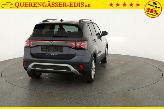 Volkswagen T-Cross 1.0 TSI 85 kW Life DSG Life, IQ.Light, AHK, ACC, Kamera, 17-Zoll, Winterpaket 