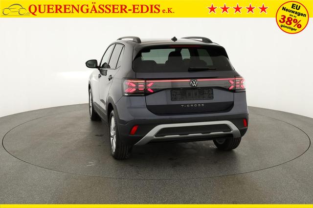 Volkswagen T-Cross 1.0 TSI 85 kW Life DSG Life, IQ.Light, AHK, ACC, Kamera, 17-Zoll, Winterpaket 