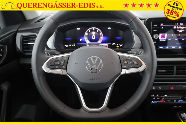 Volkswagen T-Cross 1.5 TSI 110 kW Life DSG Life, AHK, ACC, Ready2, Side, Kamera, 17-Zoll, Winterpaket, Climatronic 