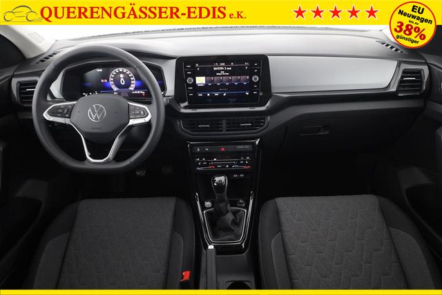 Volkswagen T-Cross 1.0 TSI 85 kW Life Life, AHK, ACC, Side, Kamera, 17-Zoll, Winterpaket, Climatronic 