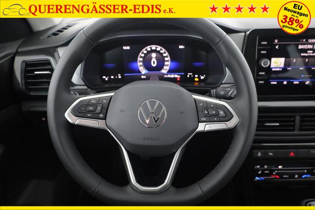 Volkswagen T-Cross 1.0 TSI 85 kW Life Life, AHK, ACC, Side, Kamera, 17-Zoll, Winterpaket, Climatronic 