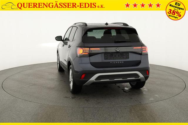 Volkswagen T-Cross 1.0 TSI 85 kW Life Life, AHK, ACC, Side, Kamera, 17-Zoll, Winterpaket, Climatronic 