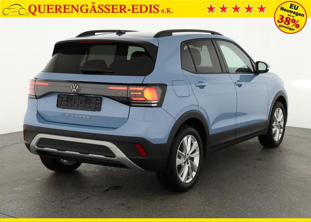 Volkswagen T-Cross 1.0 TSI 85 kW Life DSG Life, AHK, Ready2, Kamera, 17-Zoll, Winterpaket, Climatronic 