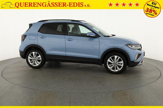 Volkswagen T-Cross 1.0 TSI 85 kW Life DSG Life, AHK, IQ.Light, Kamera, 17-Zoll, Winterpaket 