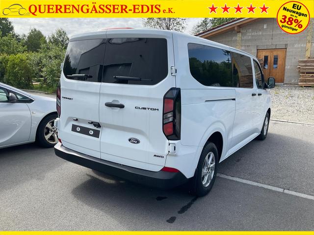 Ford Transit Custom 320 L2 AWD Trend Kombi 2.0 Allrad H1 Trend, 9-Sitzer, AHK, Navi, Heckflügeltüren 