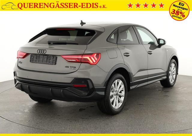 Audi Q3 Sportback 45 TFSI quattro S line qu S-LINE, AHK, Optik schwarz, Navi, Kamera, el. Klappe 