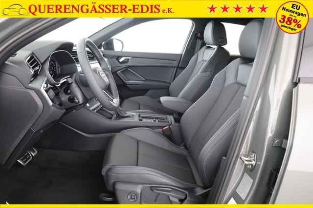 Audi Q3 Sportback 45 TFSI quattro S line qu S-LINE, AHK, Optik schwarz, Navi, Kamera, el. Klappe 