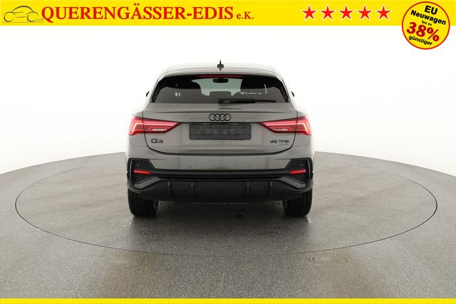 Audi Q3 Sportback 45 TFSI quattro S line qu S-LINE, AHK, Optik schwarz, Navi, Kamera, el. Klappe 