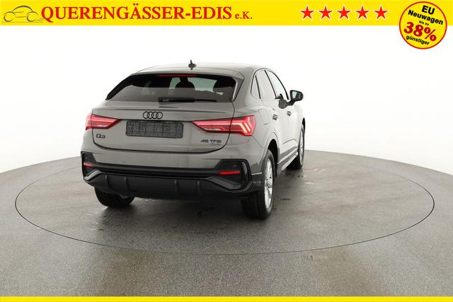 Audi Q3 Sportback 45 TFSI quattro S line qu S-LINE, AHK, Optik schwarz, Navi, Kamera, el. Klappe 
