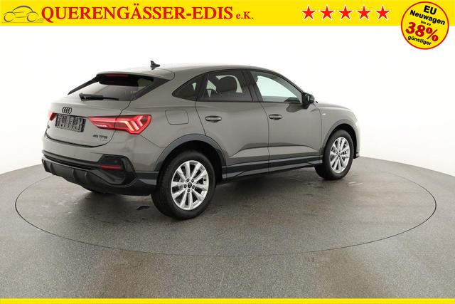 Audi Q3 Sportback 45 TFSI quattro S line qu S-LINE, AHK, Optik schwarz, Navi, Kamera, el. Klappe 