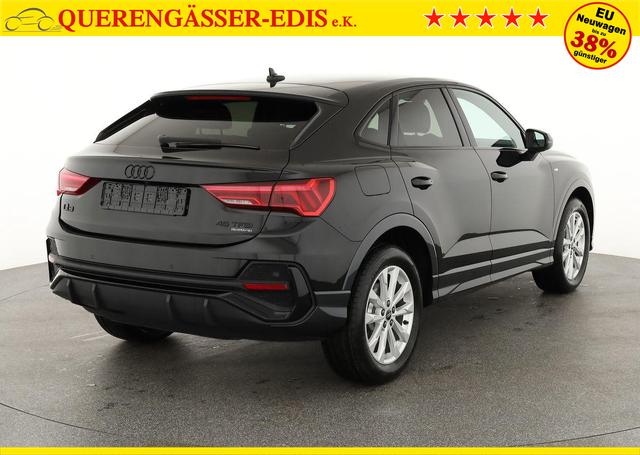 Audi Q3 Sportback 45 TFSI quattro S line qu S-LINE, AHK, Optik schwarz, Navi, Kamera, el. Klappe, 4-J. Garantie 