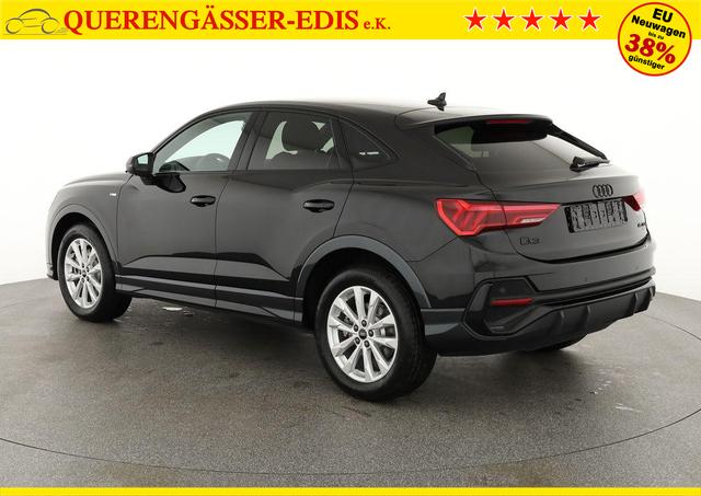 Audi Q3 Sportback 45 TFSI quattro S line qu S-LINE, AHK, Optik schwarz, Navi, Kamera, el. Klappe, 4-J. Garantie 