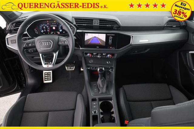 Audi Q3 Sportback 45 TFSI quattro S line qu S-LINE, AHK, Optik schwarz, Navi, Kamera, el. Klappe, 4-J. Garantie 