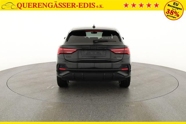 Audi Q3 Sportback 45 TFSI quattro S line qu S-LINE, AHK, Optik schwarz, Navi, Kamera, el. Klappe, 4-J. Garantie 
