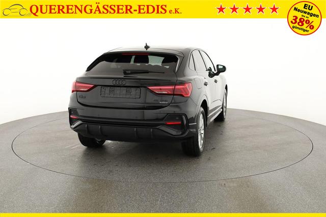 Audi Q3 Sportback 45 TFSI quattro S line qu S-LINE, AHK, Optik schwarz, Navi, Kamera, el. Klappe, 4-J. Garantie 