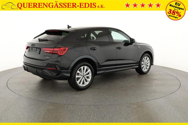 Audi Q3 Sportback 45 TFSI quattro S line qu S-LINE, AHK, Optik schwarz, Navi, Kamera, el. Klappe, 4-J. Garantie 