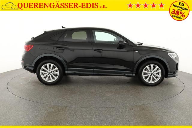 Audi Q3 Sportback 45 TFSI quattro S line qu S-LINE, AHK, Optik schwarz, Navi, Kamera, el. Klappe, 4-J. Garantie 
