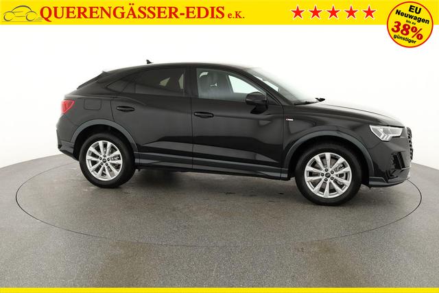 Audi Q3 Sportback 45 TFSI quattro S line qu S-LINE, AHK, Optik schwarz, Navi, Kamera, el. Klappe, 4-J. Garantie 