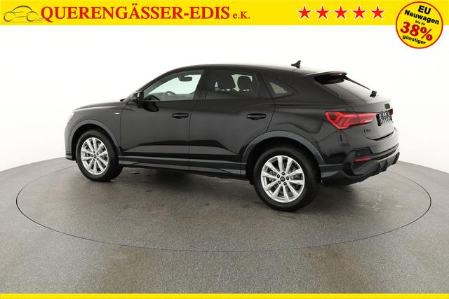 Audi Q3 Sportback 45 TFSI quattro S line qu S-LINE, AHK, Optik schwarz, Navi, Kamera, el. Klappe, 4-J. Garantie 