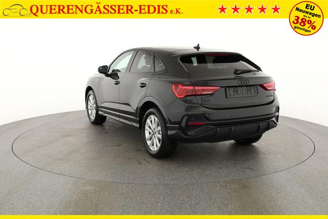 Audi Q3 Sportback 45 TFSI quattro S line qu S-LINE, AHK, Optik schwarz, Navi, Kamera, el. Klappe, 4-J. Garantie 